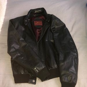 Black Leather Jacket (Vintage)